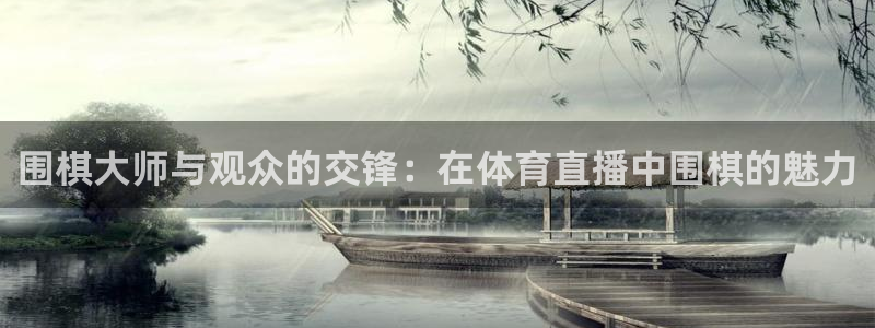 熊猫体育在线观看：围棋大师与观众的交锋：在体育直播中围棋的魅力